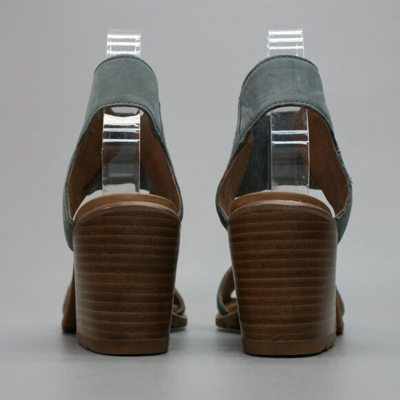Sorel Ladies 7.5 Nadia Blue Elastic Sandals Slingback Shoes Heels - NL3614-050 - Picture 3 of 12